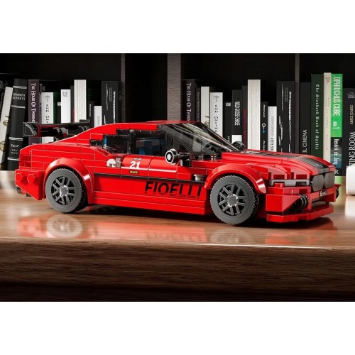 Sports Vehicle Brick Set Red 481 pcs.