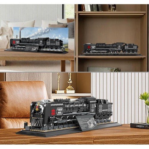 Retro Locomotive Building Blocks Set 1546pcs.