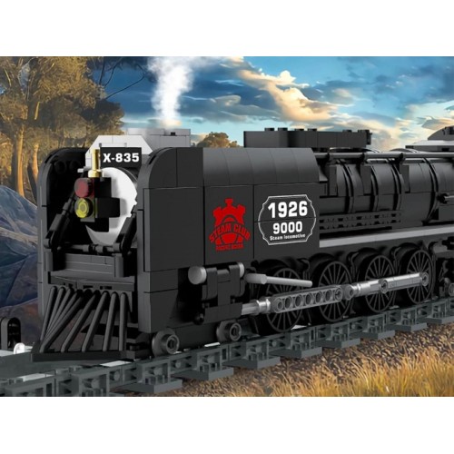Retro Locomotive Building Blocks Set 1546pcs.