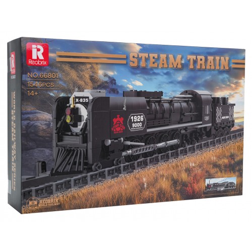 Retro Locomotive Building Blocks Set 1546pcs.
