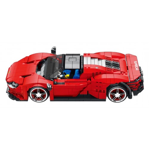Red Sports Car Brick Set 1069pcs.
