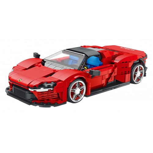 Red Sports Car Brick Set 1069pcs.