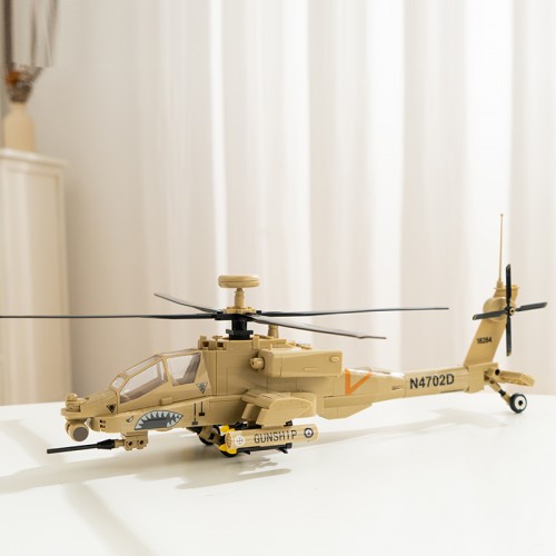 Military Helicopter Building Blocks Set 255pcs.