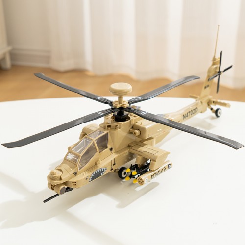 Military Helicopter Building Blocks Set 255pcs.