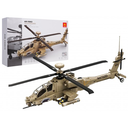 Military Helicopter Building Blocks Set 255pcs.