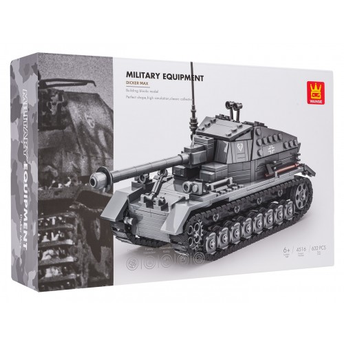 Gray Tank Building Blocks Set 632 pcs.
