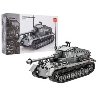 Gray Tank Building Blocks Set 632 pcs.