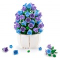 Purple Flowers Building Blocks Set 570pcs.