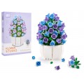 Purple Flowers Building Blocks Set 570pcs.