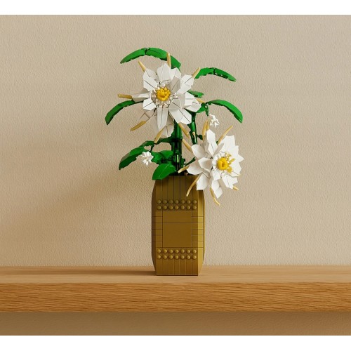 White Flowers Block Set 571 pcs.