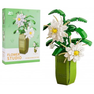 White Flowers Block Set 571 pcs.