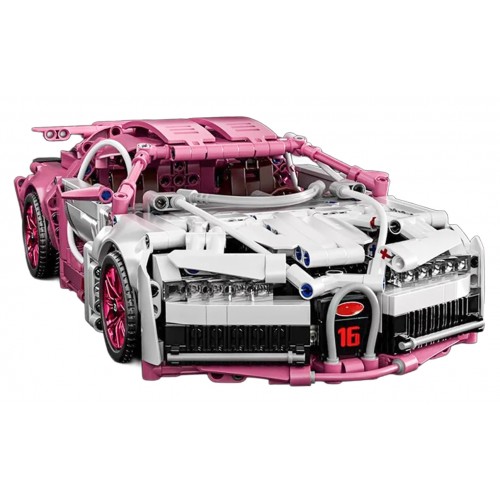 Sports Car Building Blocks Set Pink 1132pcs.