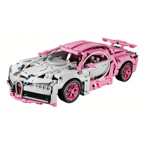 Sports Car Building Blocks Set Pink 1132pcs.