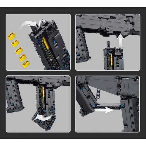 Military Rifle Building Kit 1133pcs.