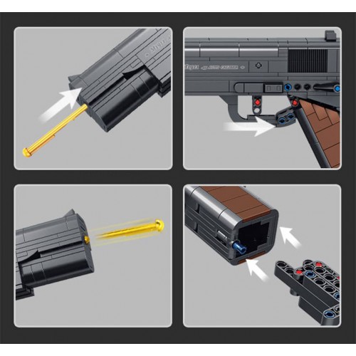 Military Pistol Building Blocks Set 333pcs.