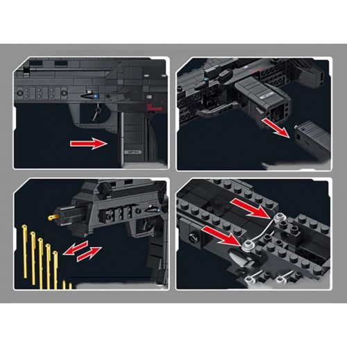 Military Rifle Building Kit 625 pcs.