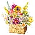 Spring Bouquet in a Basket Building Blocks Set 1615 pcs.