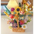 Spring Bouquet in a Basket Building Blocks Set 1615 pcs.