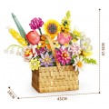 Spring Bouquet in a Basket Building Blocks Set 1615 pcs.