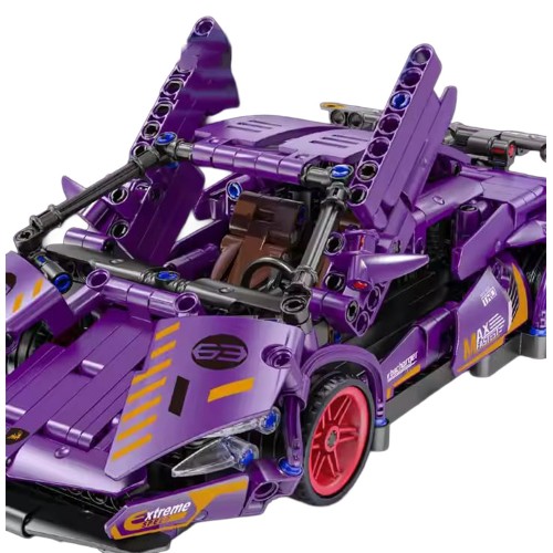 Sports Car Brick Set Purple 470pcs.