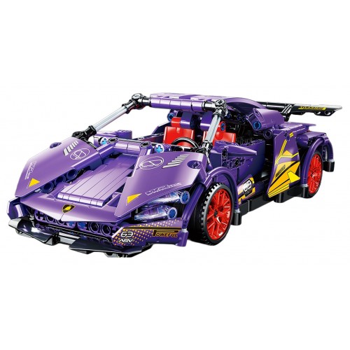 Sports Car Brick Set Purple 470pcs.