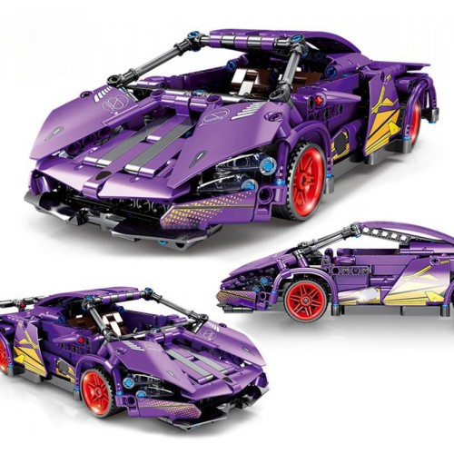 Sports Car Brick Set Purple 470pcs.