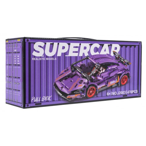 Sports Car Brick Set Purple 470pcs.