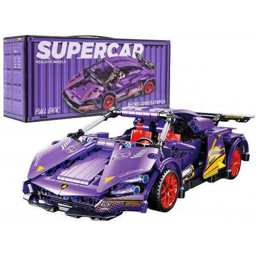 Sports Car Brick Set Purple 470pcs.