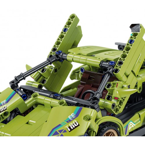 Sports Car Brick Set Green 470pcs.