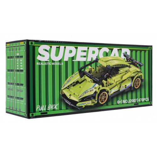 Sports Car Brick Set Green 470pcs.