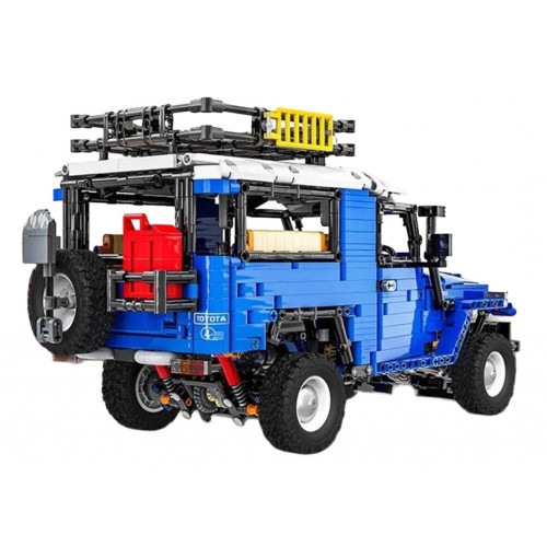 Set of 2087 Off-road Vehicle Building Blocks Blue