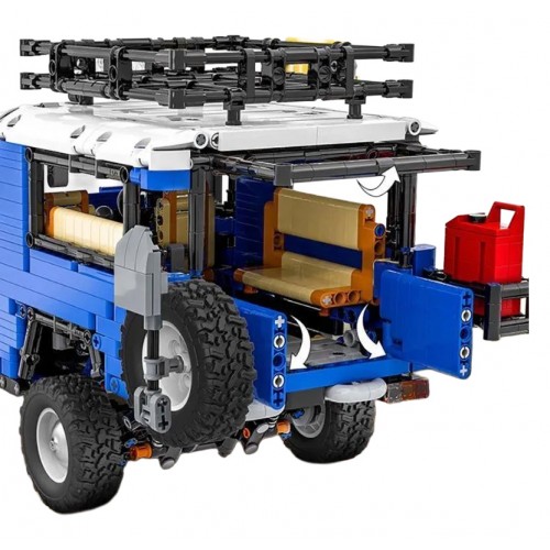 Set of 2087 Off-road Vehicle Building Blocks Blue