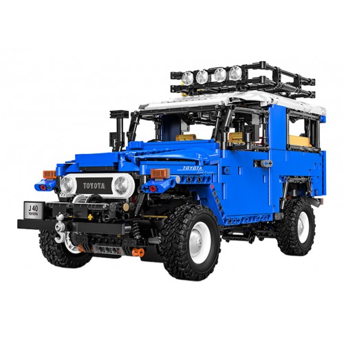 Set of 2087 Off-road Vehicle Building Blocks Blue