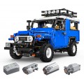 Set of 2087 Off-road Vehicle Building Blocks Blue