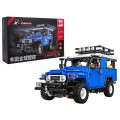 Set of 2087 Off-road Vehicle Building Blocks Blue