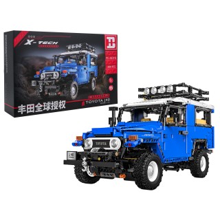 Set of 2087 Off-road Vehicle Building Blocks Blue