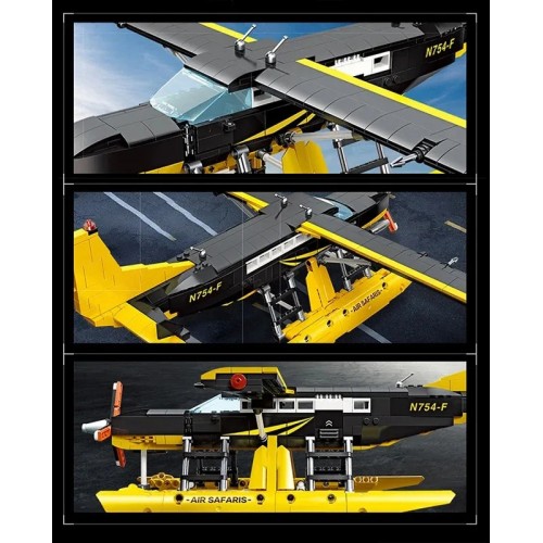 Airplane Building Blocks Set 739pcs.