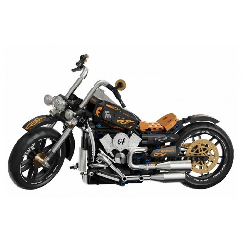 Motorcycle Brick Set Black 455pcs.