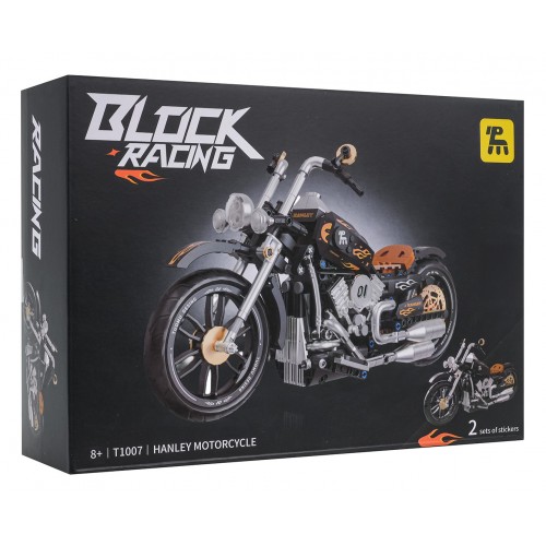 Motorcycle Brick Set Black 455pcs.