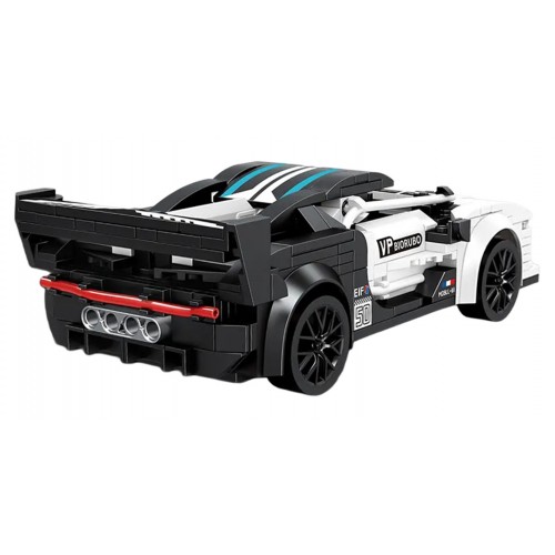 Sports Car White R/C Brick Set