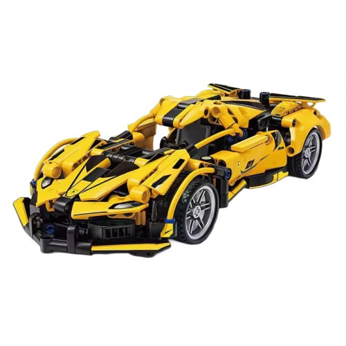 Sports Car Brick Set Yellow 422 pcs.
