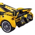 Sports Car Brick Set Yellow 422 pcs.