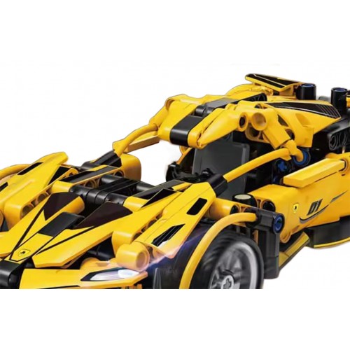 Sports Car Brick Set Yellow 422 pcs.