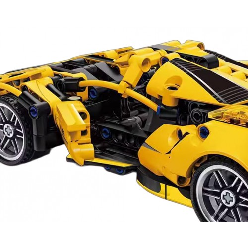 Sports Car Brick Set Yellow 422 pcs.