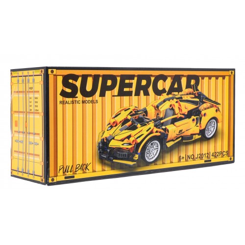 Sports Car Brick Set Yellow 422 pcs.