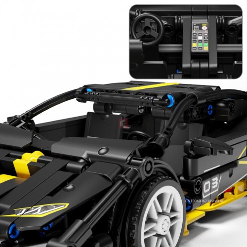Sports Car Brick Set Black 589pcs.