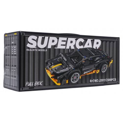 Sports Car Brick Set Black 589pcs.