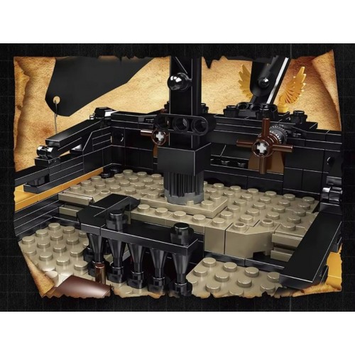 Pirate Ship Black Building Set 3180pcs.