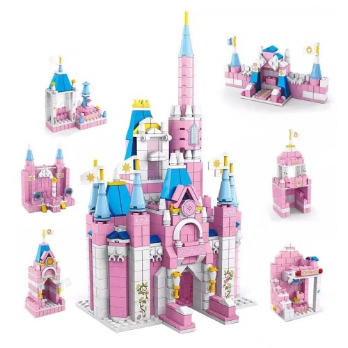 1000 pcs Princess Castle Building Blocks Set