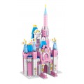 1000 pcs Princess Castle Building Blocks Set